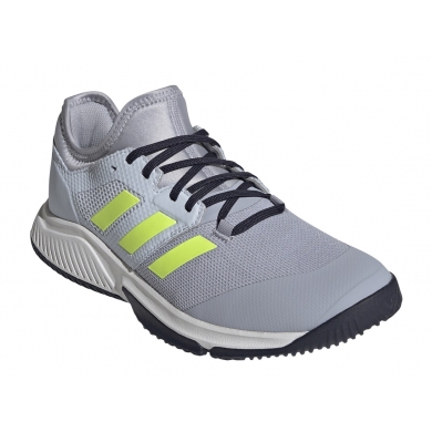 adidas Hallen-Indoorschuhe Court Team Bounce silbergrau Herren